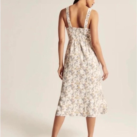 Abercrombie Tie-Front Midi Dress - Picture 9 of 9